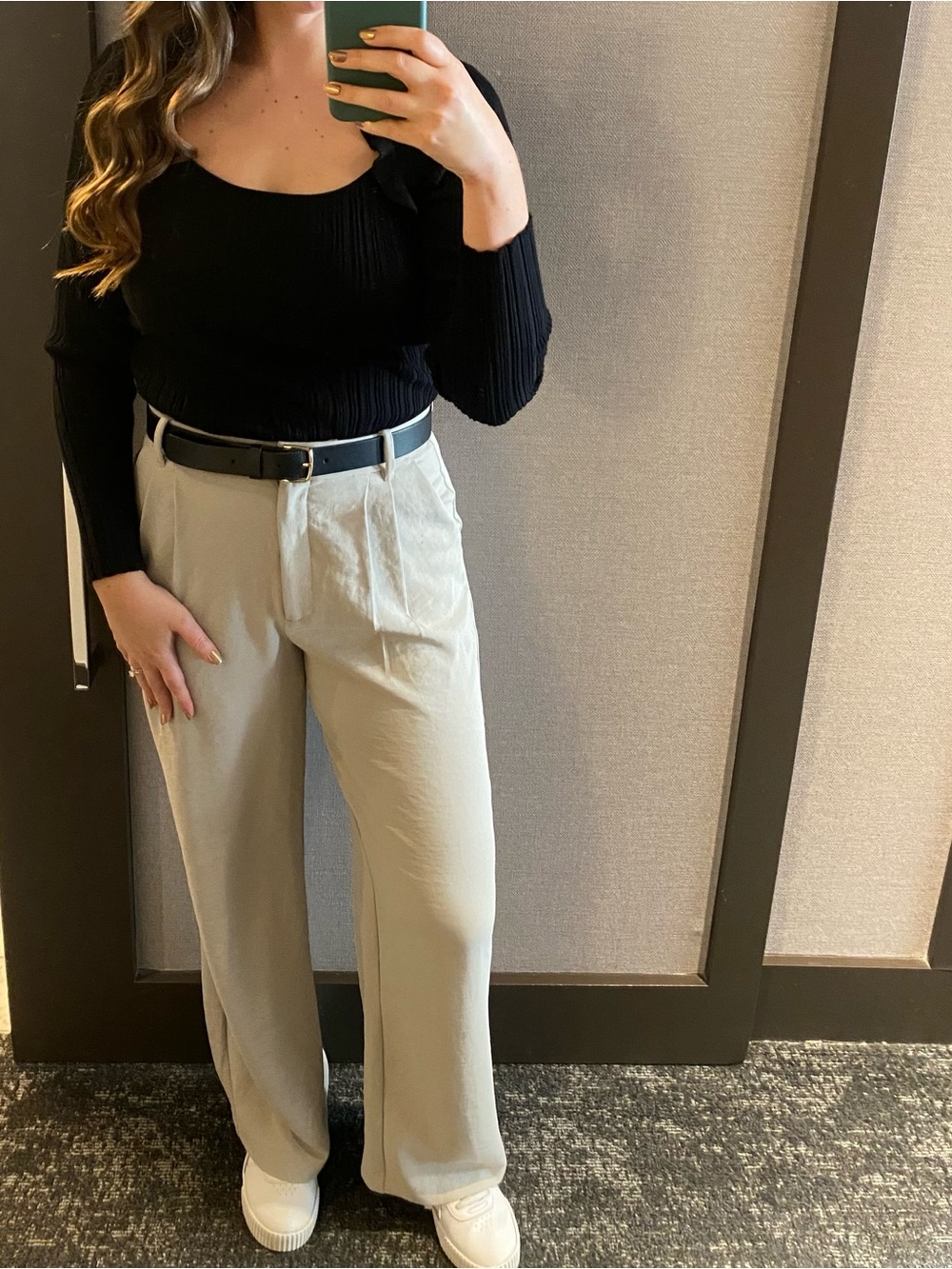 Abercrombie Curve Love Tailored Pants